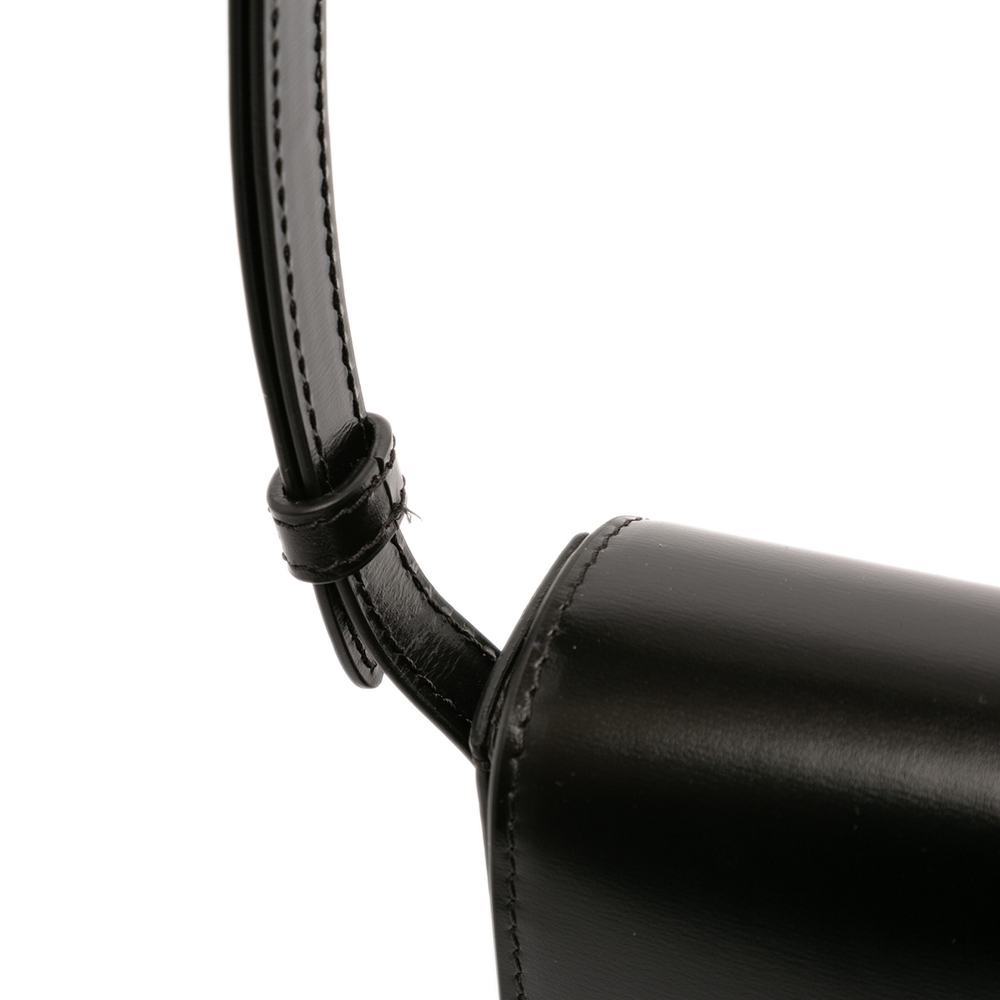 Pre-Loved Celine Shiny Calfskin Triomphe Claude Shoulder Bag - Picture 9 of 11